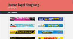 Desktop Screenshot of nomortogelhongkong.com